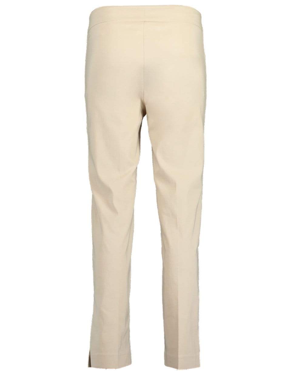 AVENUE MONTAIGNE-Light Beige Straight Leg Ankle Length-