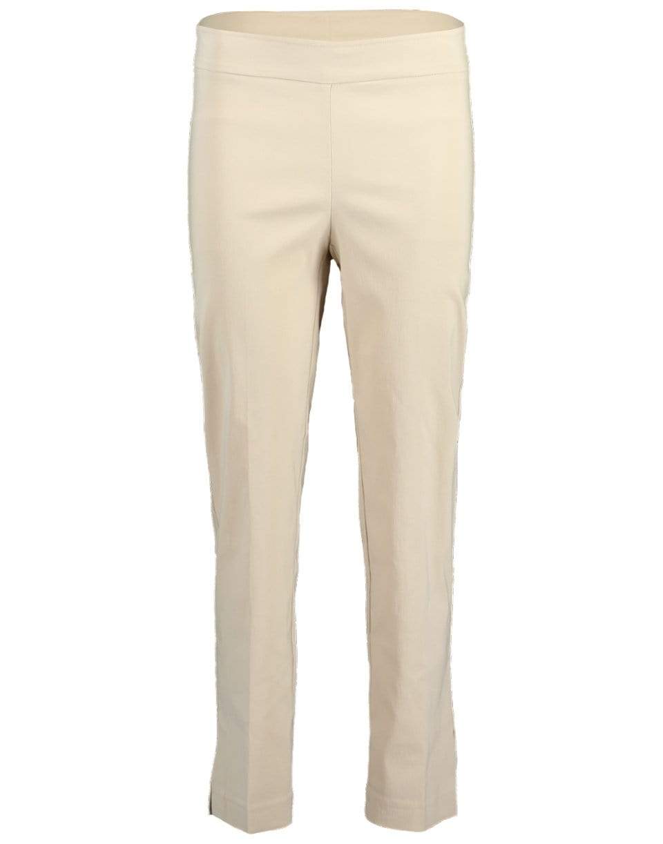 AVENUE MONTAIGNE-Light Beige Straight Leg Ankle Length-