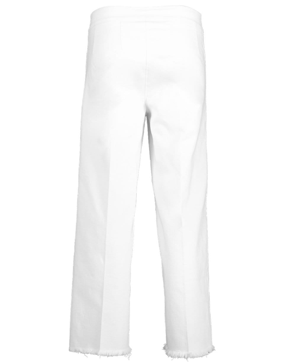 AVENUE MONTAIGNE-White Alex Culotte Pull-On Pant-