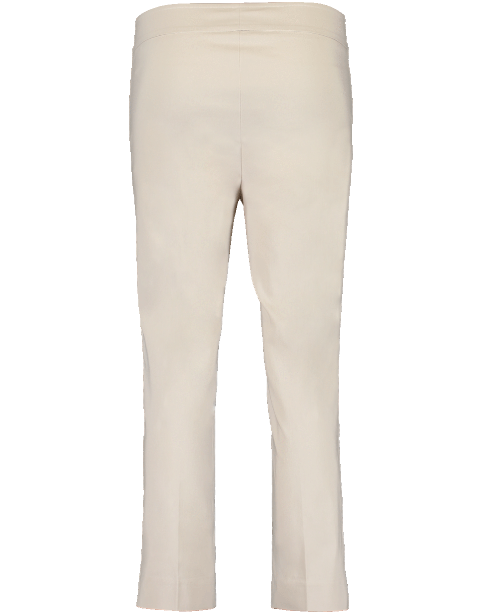 AVENUE MONTAIGNE-Brigitte Straight Leg Side Slit Pant-