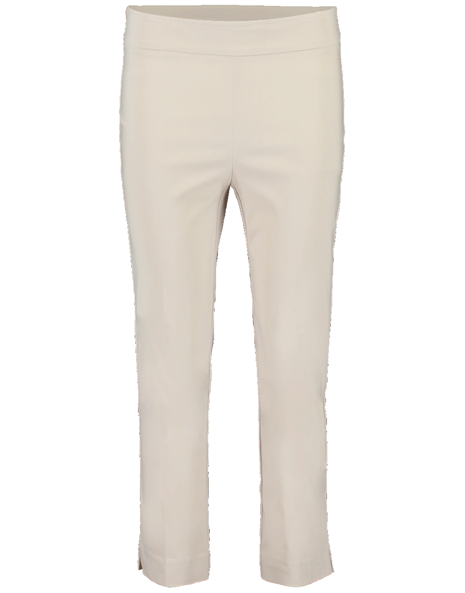 AVENUE MONTAIGNE-Brigitte Straight Leg Side Slit Pant-