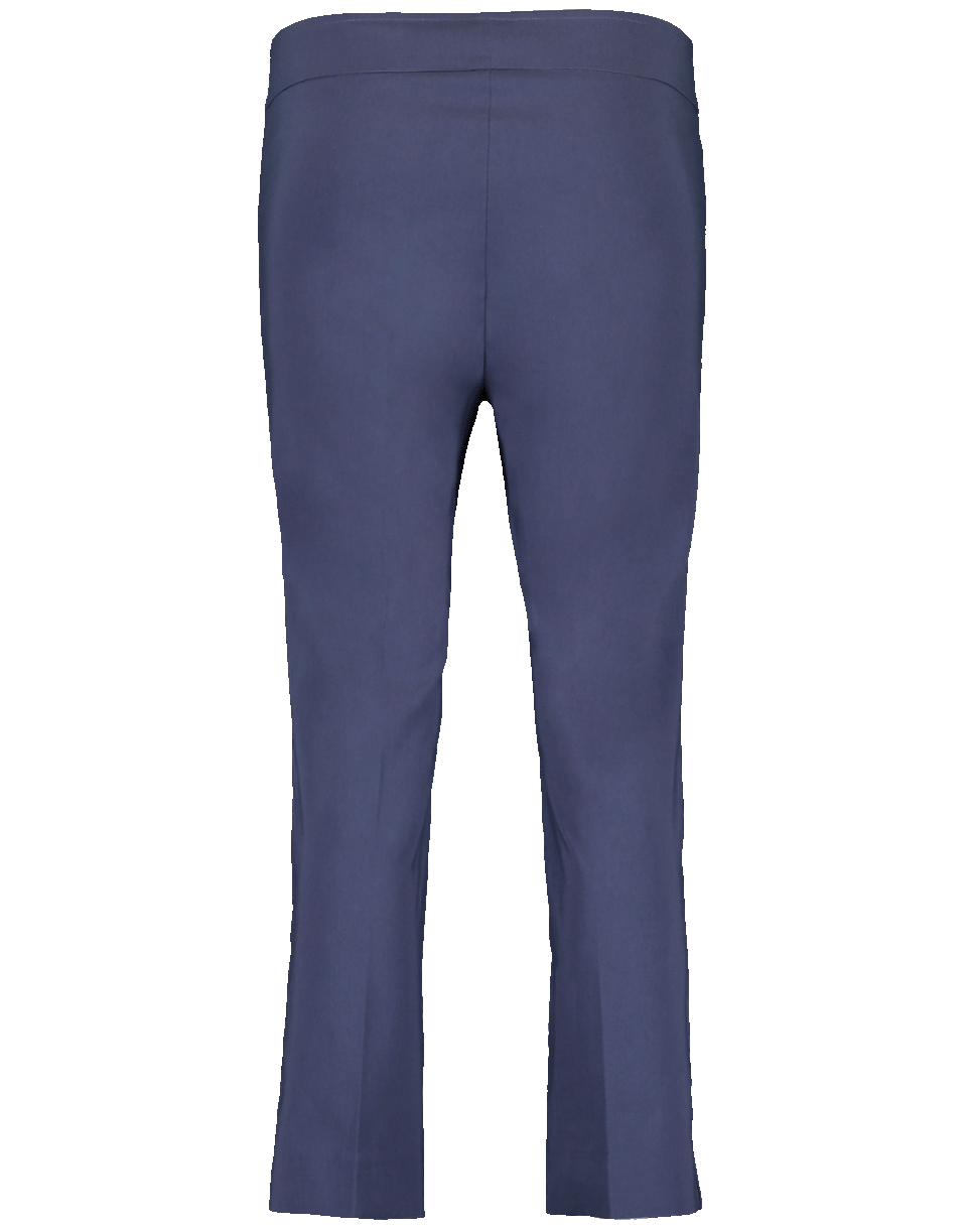 AVENUE MONTAIGNE-Brigitte Straight Leg Side Slit Pant-