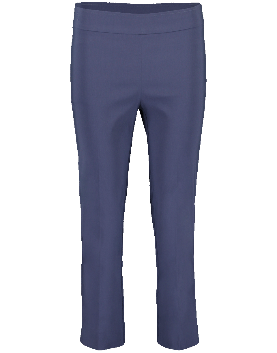AVENUE MONTAIGNE-Brigitte Straight Leg Side Slit Pant-