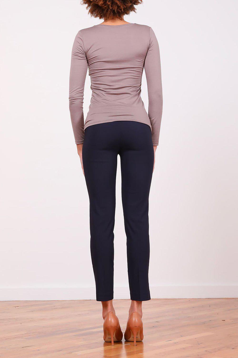 AVENUE MONTAIGNE-Pars Signature Pant - Navy-
