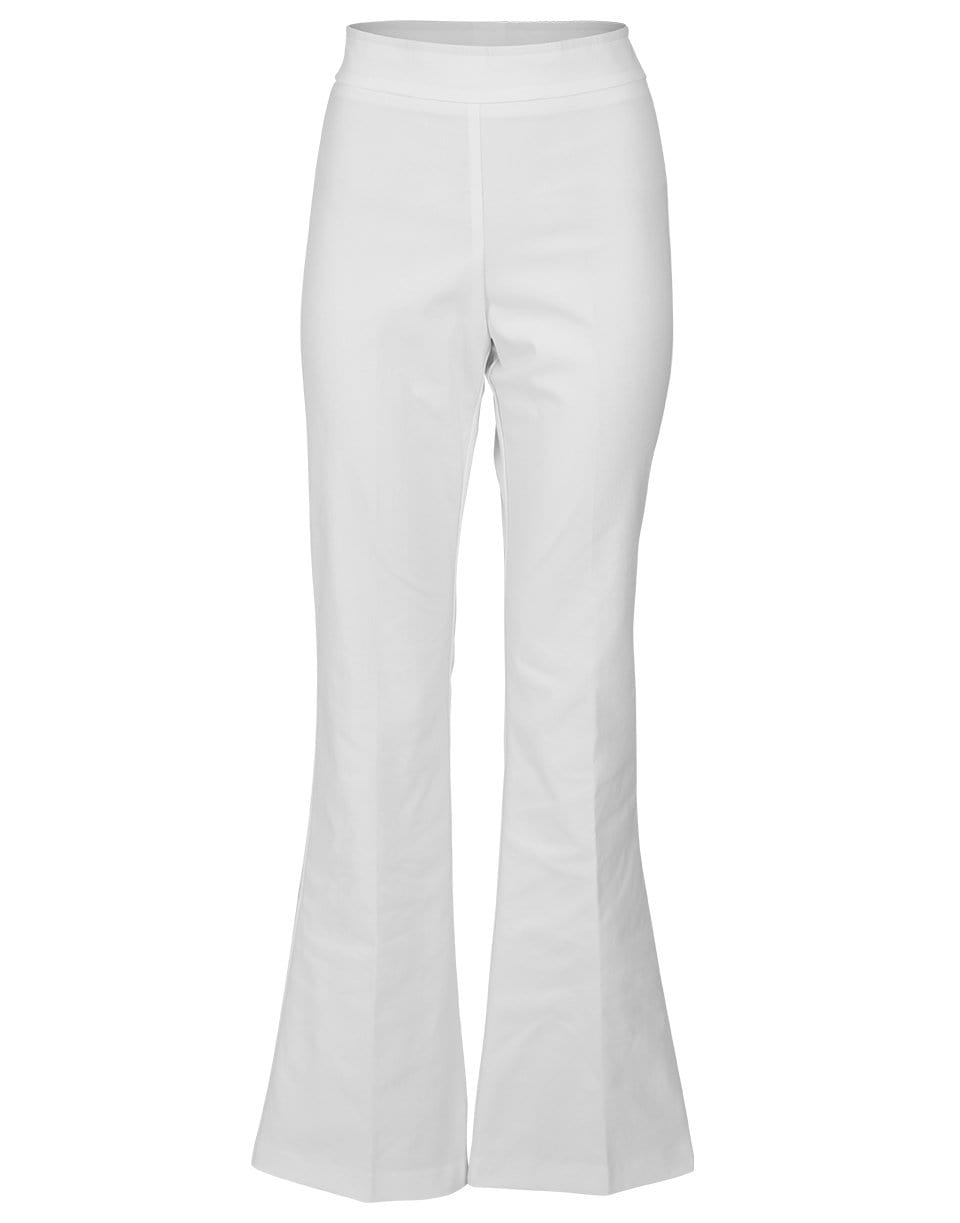Bellini White Full Length Flare Pant