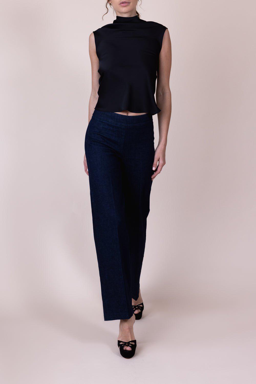 AVENUE MONTAIGNE-Flavia Denim - Blue-