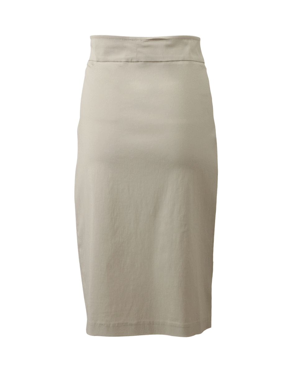 AVENUE MONTAIGNE-Pull-On Stretch Pencil Skirt-