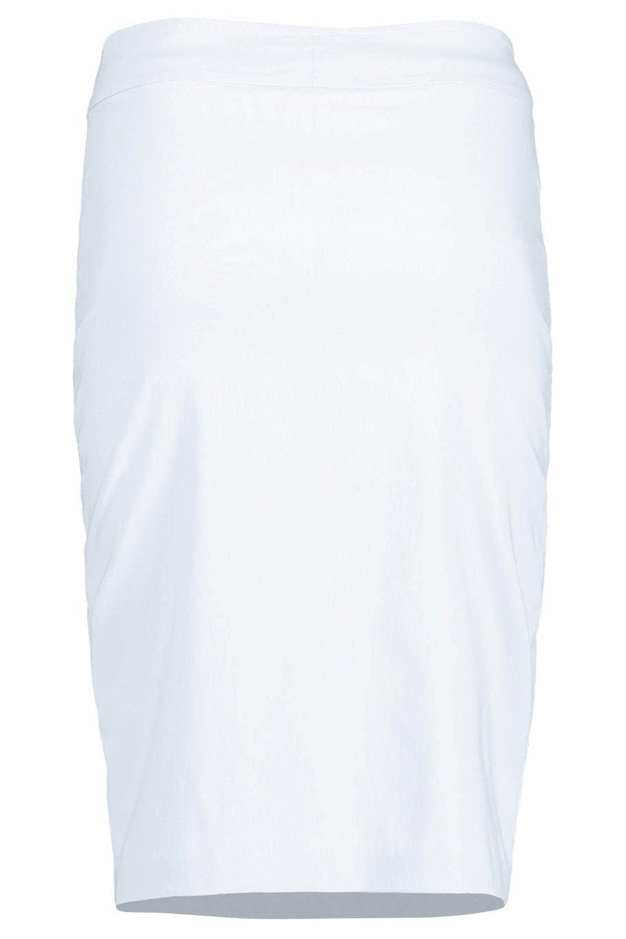 AVENUE MONTAIGNE-Pull On Skirt - White-
