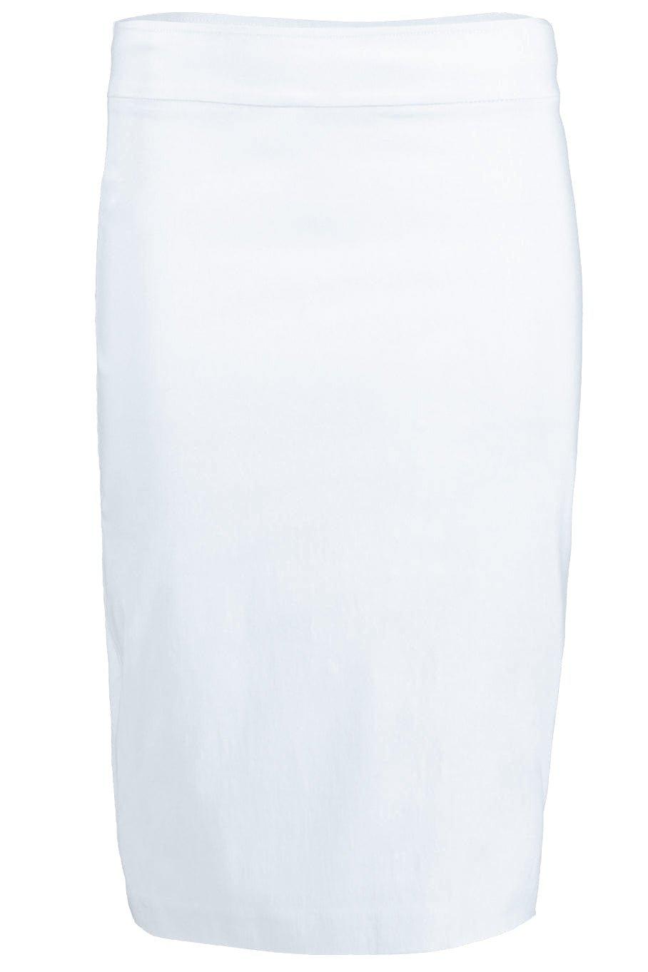 AVENUE MONTAIGNE-Pull On Skirt - White-