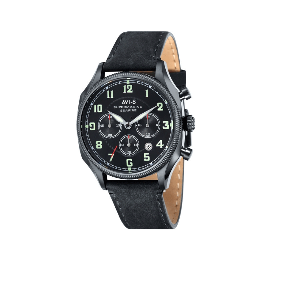 AVI-8-Supermarine Seafire Watch-BLACK