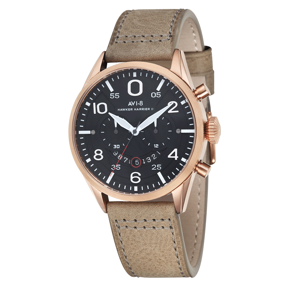 AVI-8-Hawker Harrier II Watch-BLK/CML