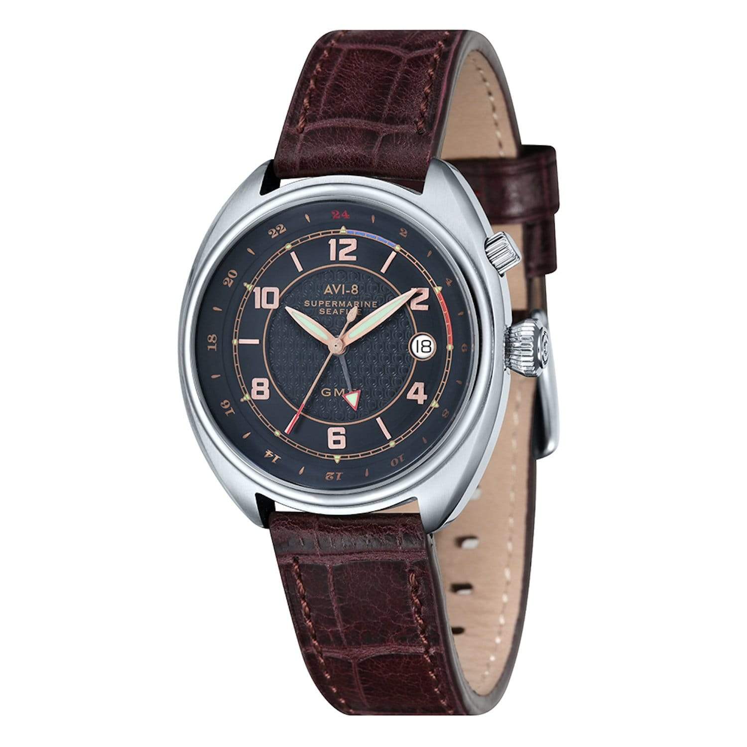 AVI-8-Supermarine Seafire Watch-BLK/PLUM