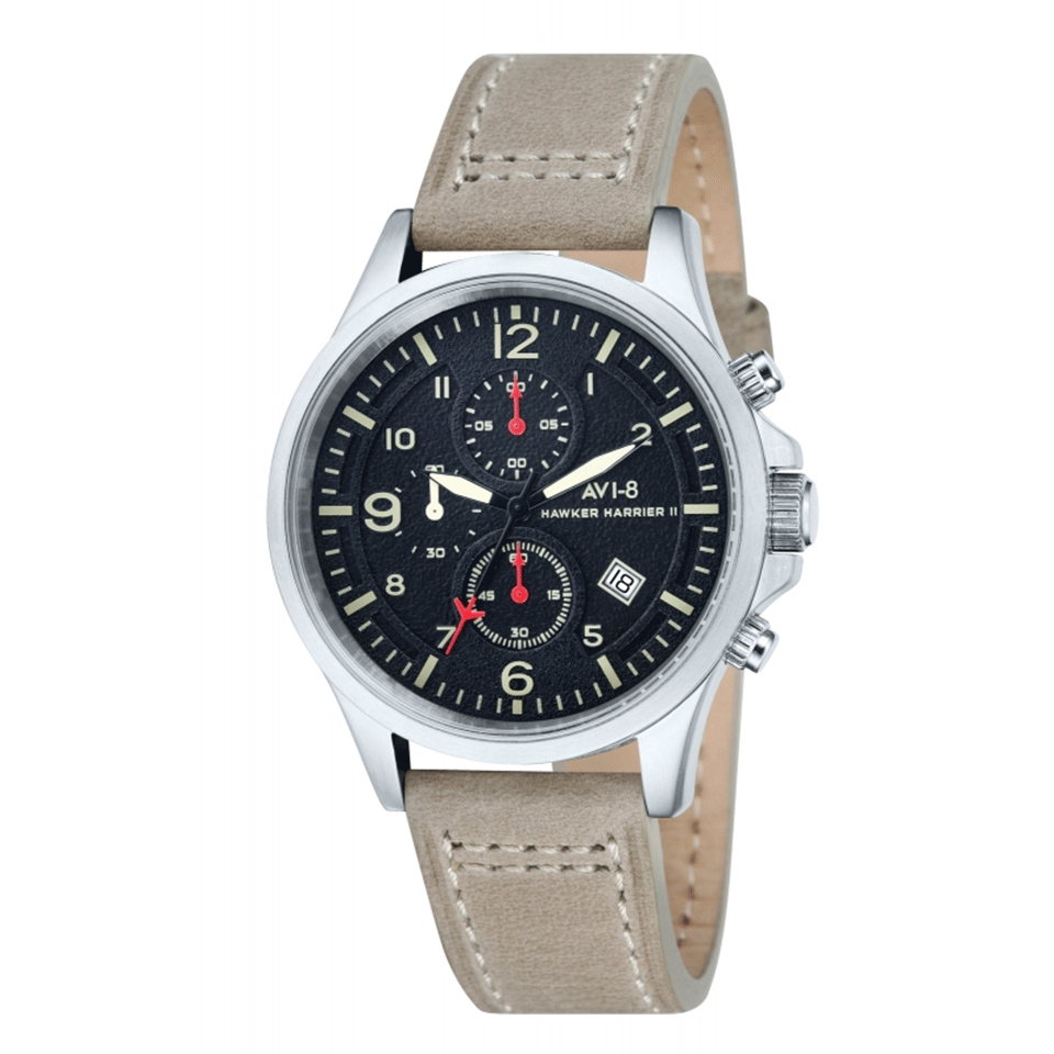 AVI-8-Hawker Harrier II Watch-BLK/SAGE