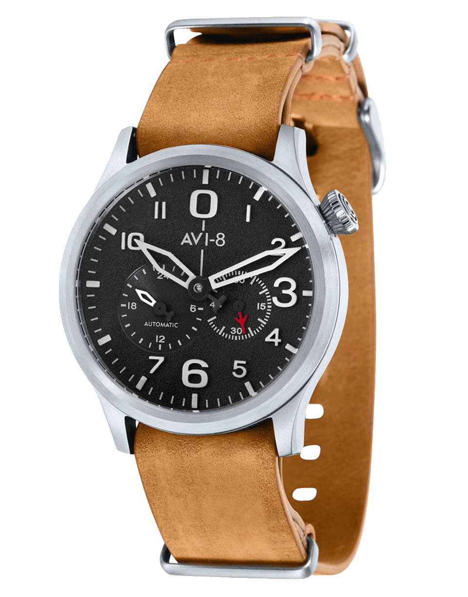 AVI-8-Flyboy Watch-BLK/TAN
