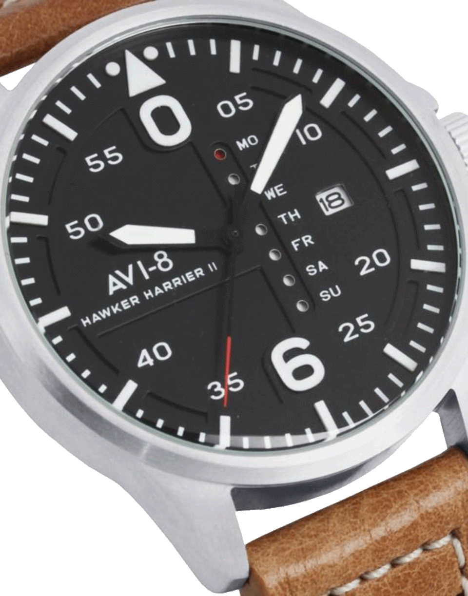 AVI-8-Hawker Harrier II Watch-BLK/TAN