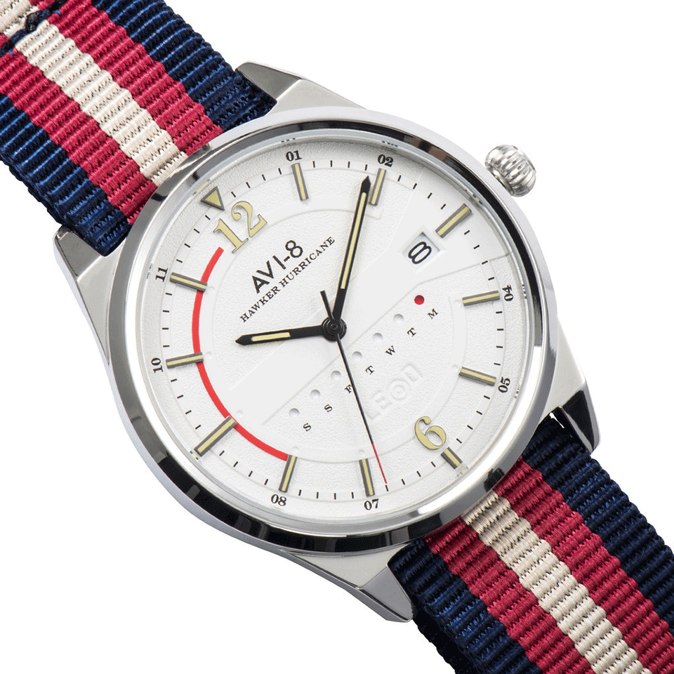 AVI-8-Hawker Hurricane Watch-RED/BLUE
