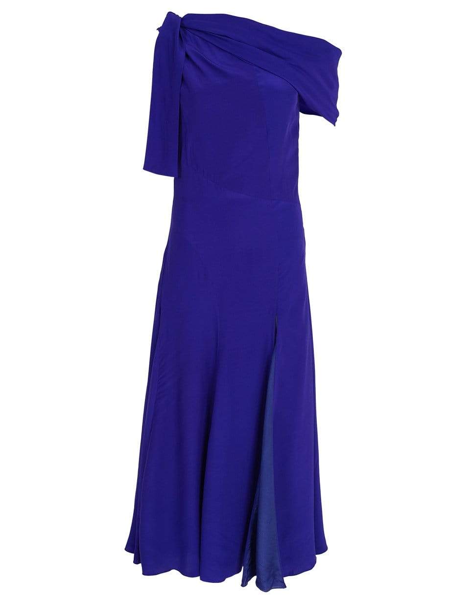 AZEEZA-Mateo Raw Silk Dress-