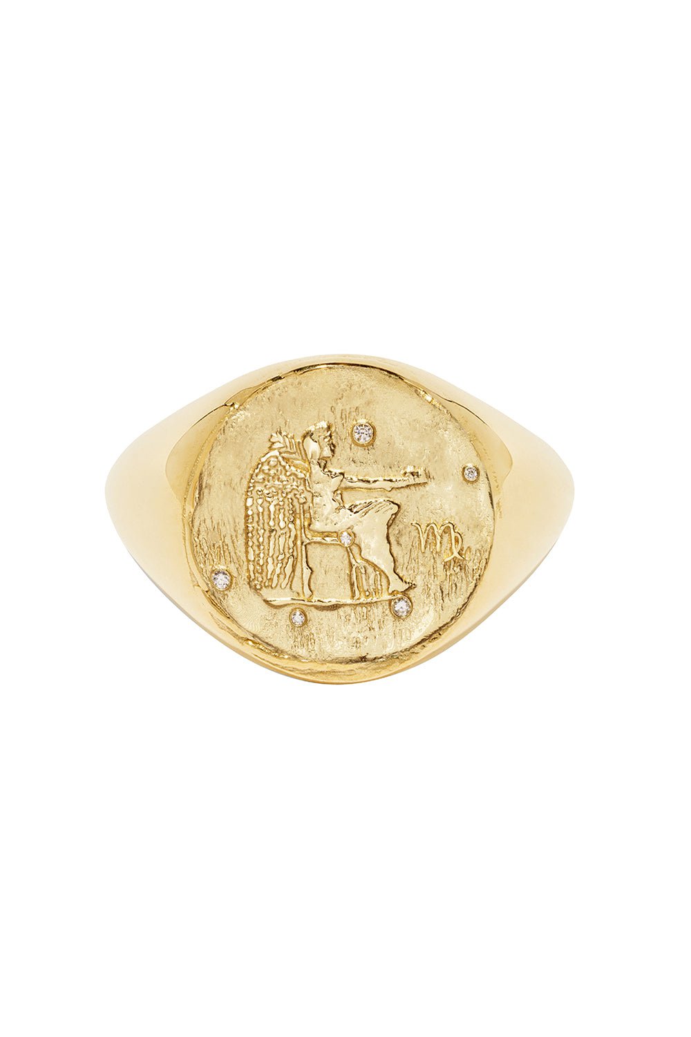 AZLEE-Of The Stars Signet Ring-