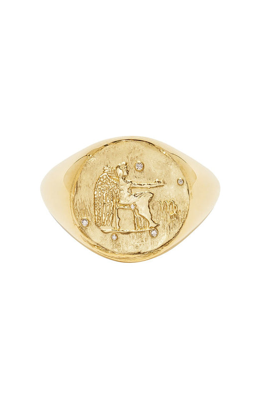 AZLEE-Of The Stars Signet Ring-