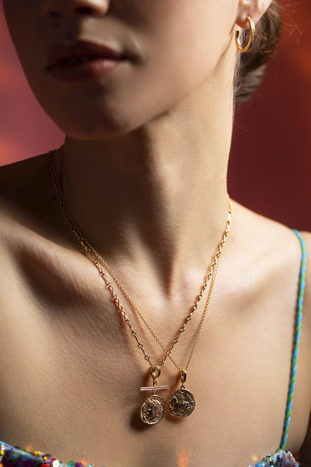 AZLEE-Thin Cable Chain 20"-YELLOW GOLD
