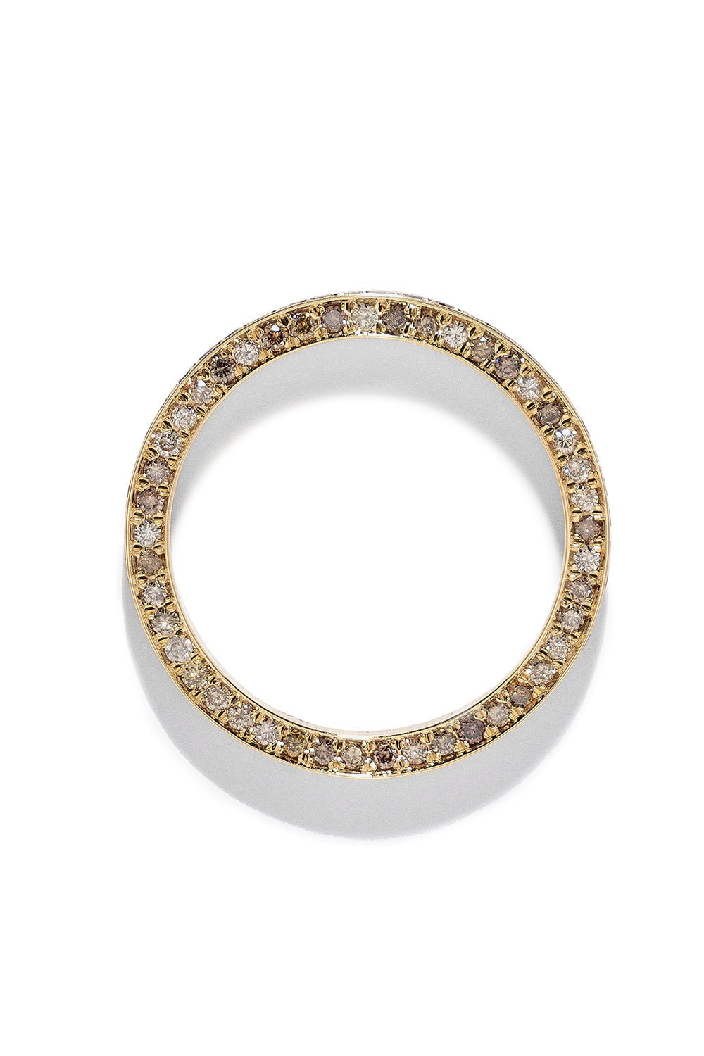 AZLEE-All Over Eternity Champagne Band-YELLOW GOLD