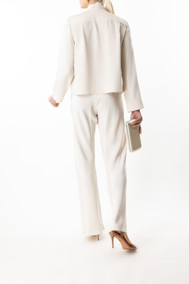 Flowy Wide Leg Pant-CREAM-P-CLOTHINGPANTWIDE LEG-PETER COHEN