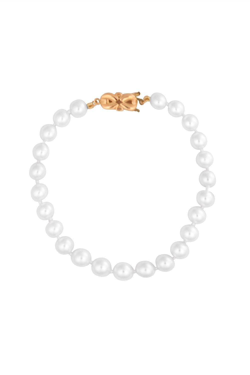 Akoya Pearl Bow Bracelet