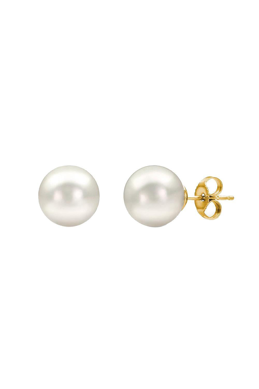 Akoya Pearl Stud Earrings - 7mm-WHITE GOLD-JEWELRYFINE JEWELEARRING-BAGGINS