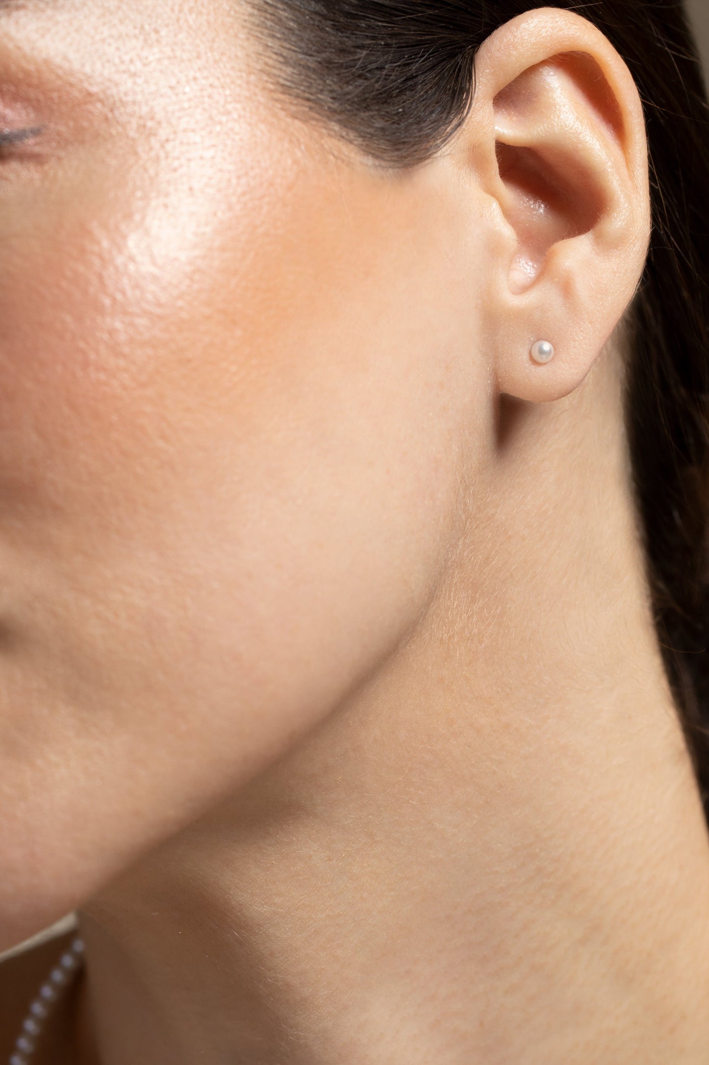 BAGGINS-Akoya Pearl Studs 3-3.5mm-