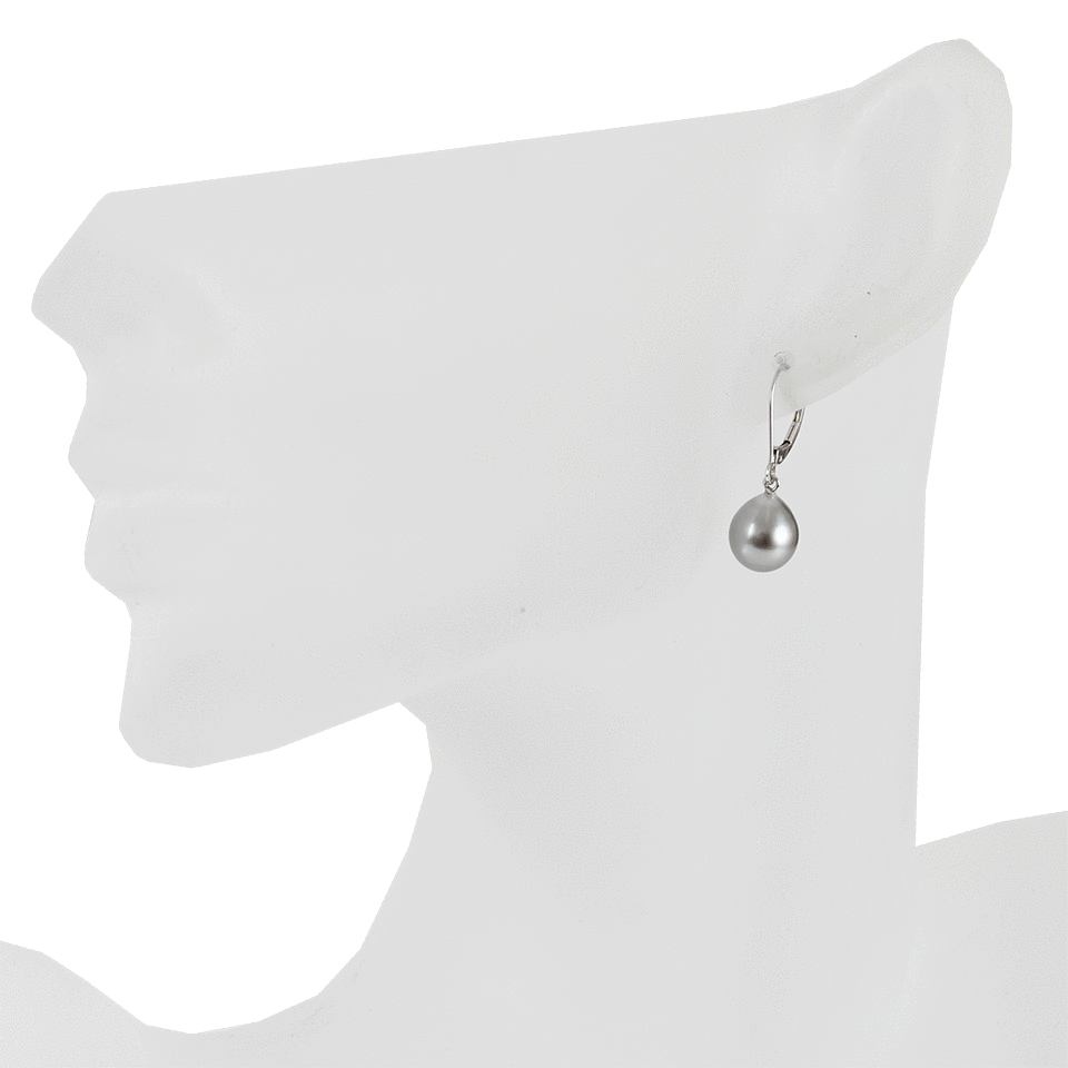 BAGGINS-Tahitian Pearl Drop Earrings-WHT GOLD