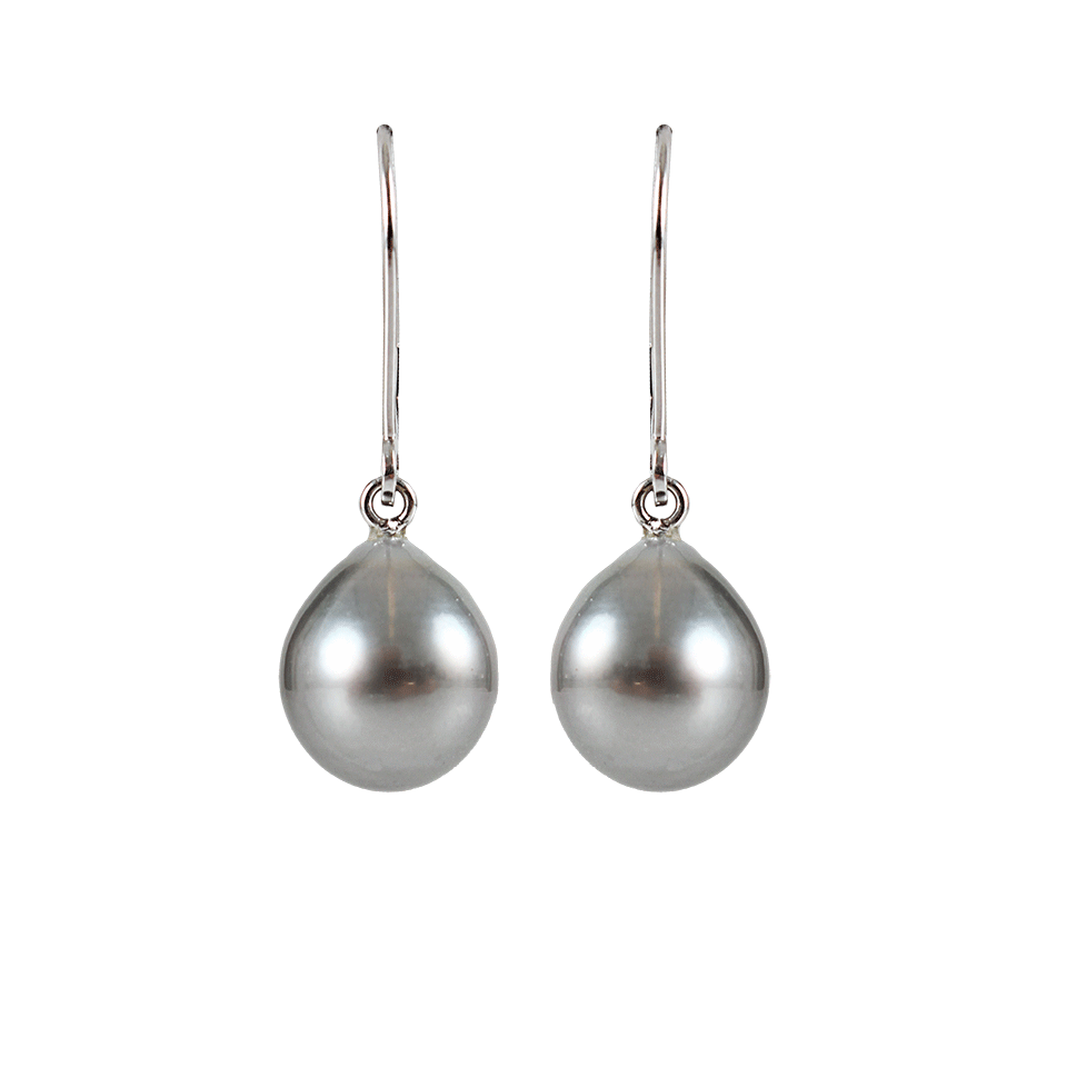 BAGGINS-Tahitian Pearl Drop Earrings-WHT GOLD