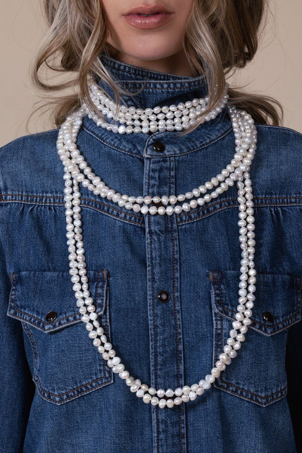 BAGGINS-Freshwater Pearl Necklace-