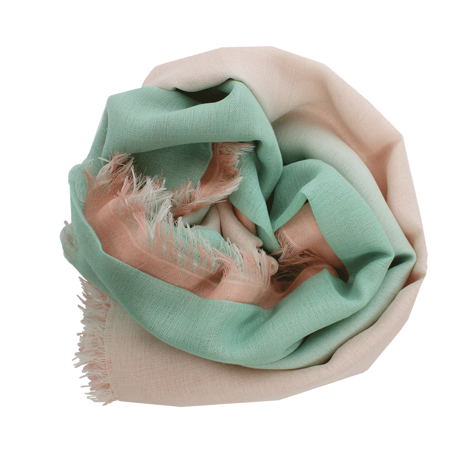 BAJRA SHAWLS-Three Color Ombre Scarf-