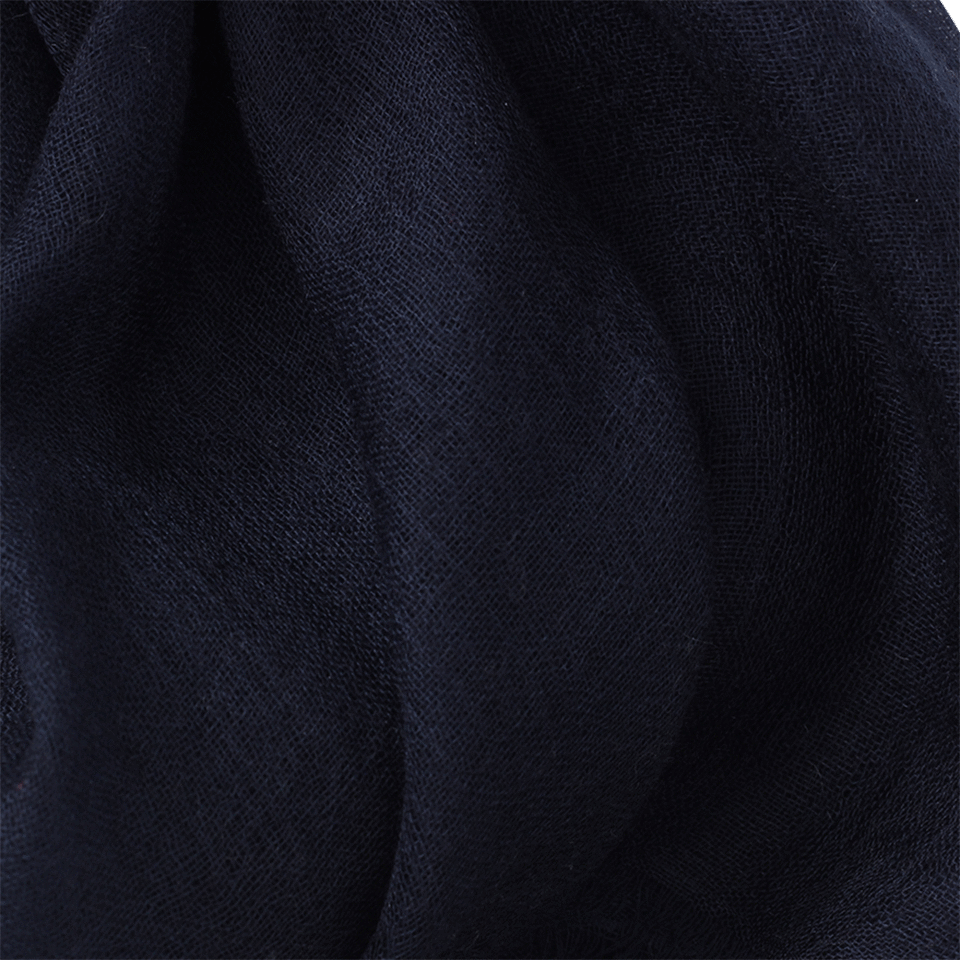 BAJRA SHAWLS-Lightweight Cashmere Scarf-NAVY