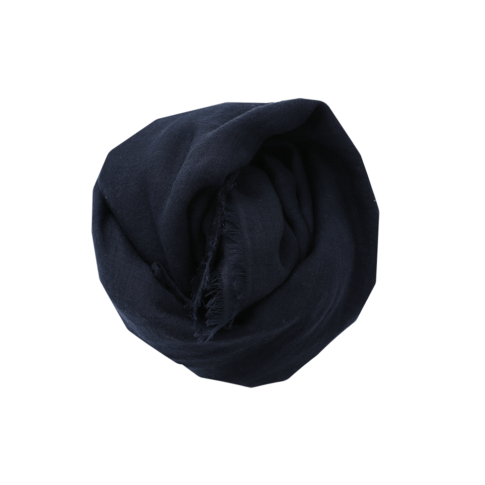 BAJRA SHAWLS-Lightweight Cashmere Scarf-NAVY