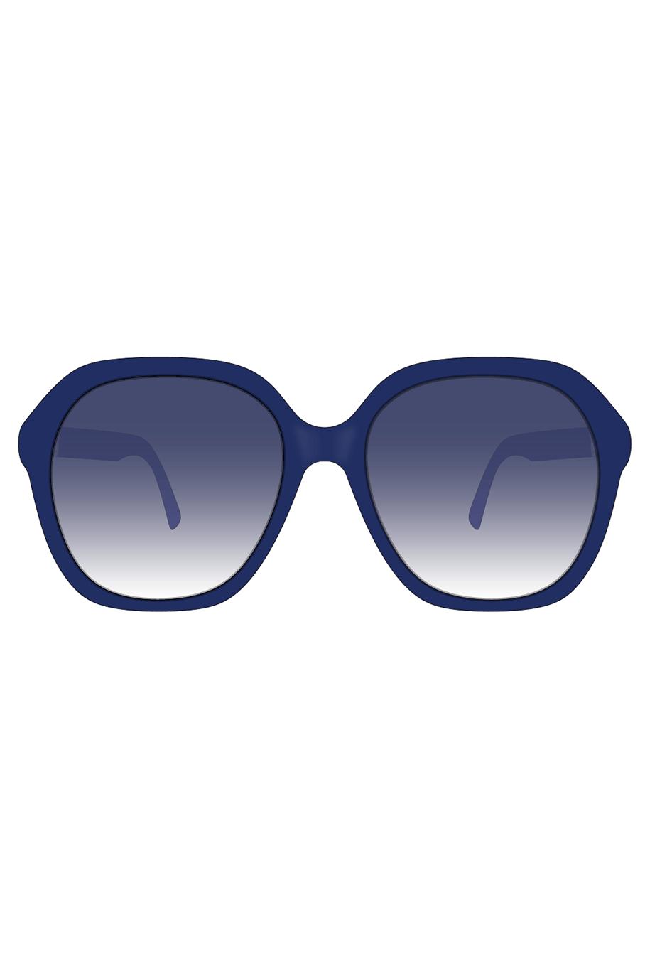 BALENCIAGA-Acetate Sunglasses - Blue-BLUE