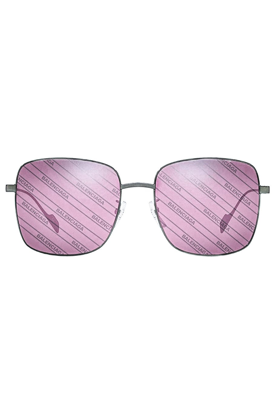 BALENCIAGA-Logo Metal Sunglasses-RUTHENIU
