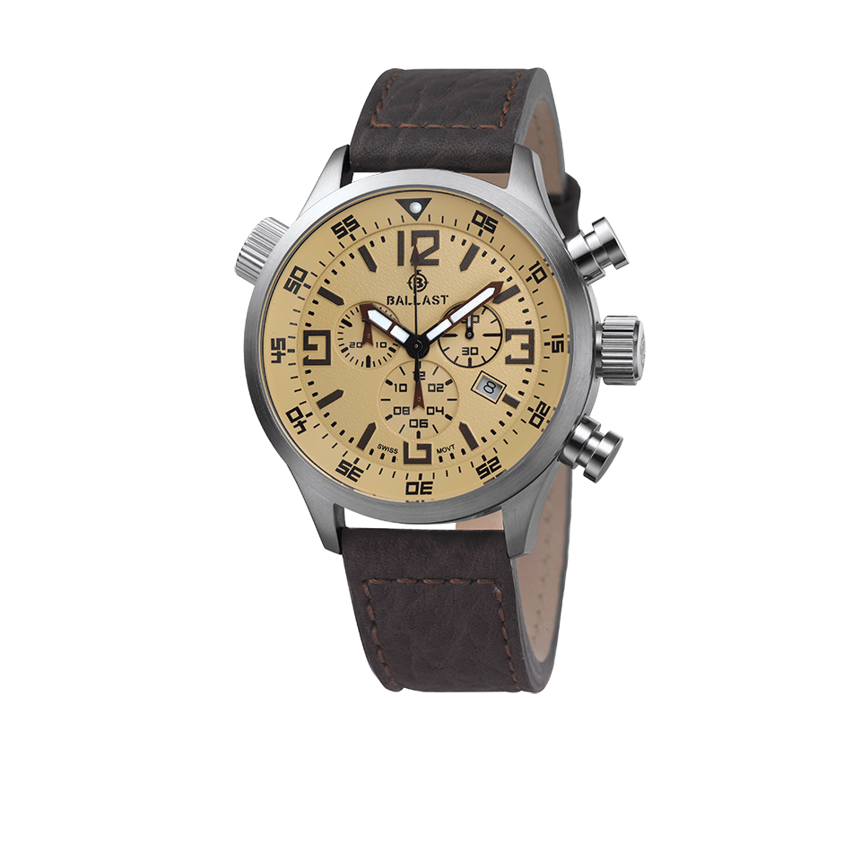 BALLAST 1903-Odin Watch-CRM/BRWN