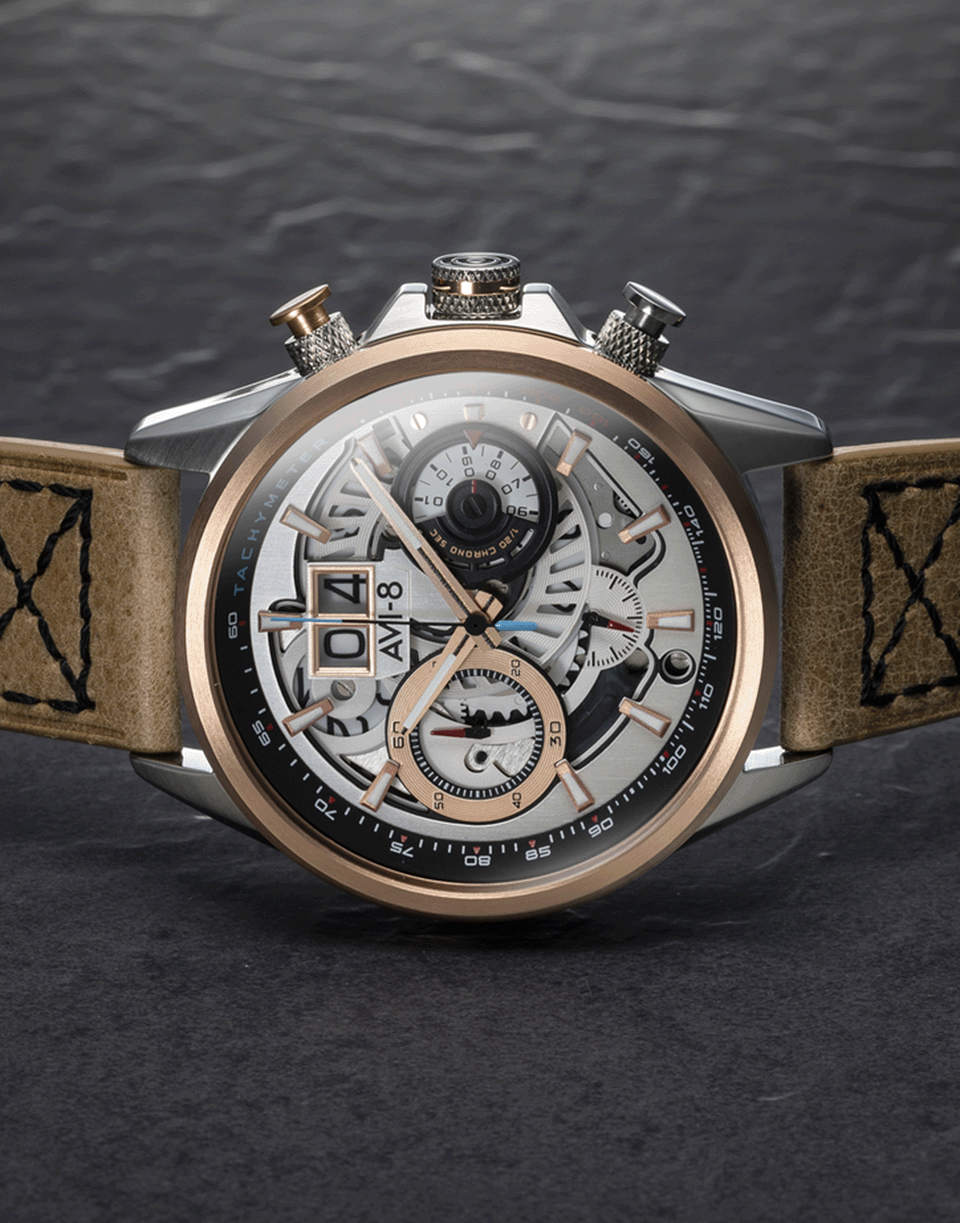 BALLAST 1903-Hawker Harrier II Watch-RG/TAN