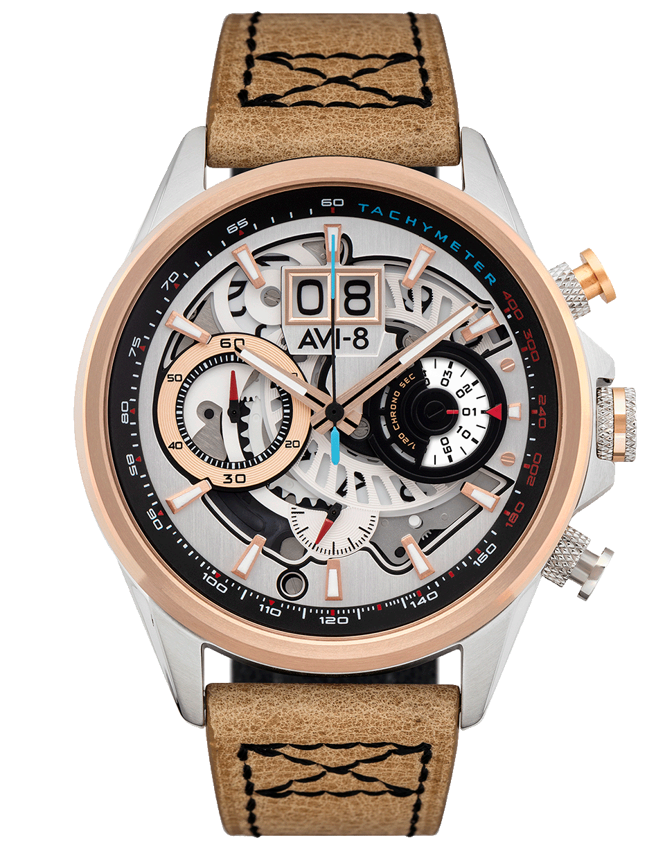 BALLAST 1903-Hawker Harrier II Watch-RG/TAN