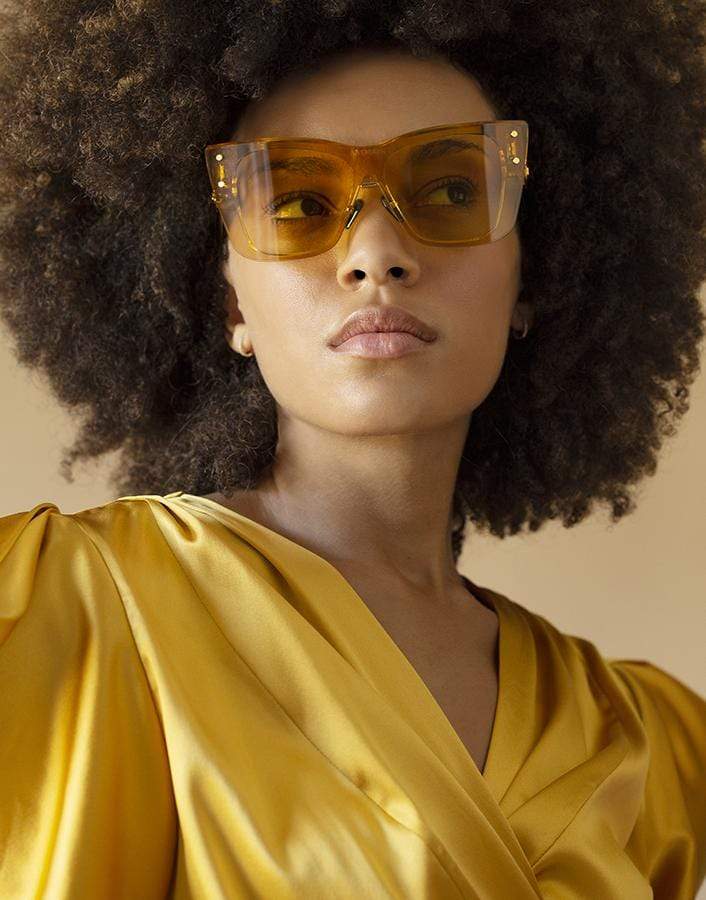 BALMAIN-Amber Armour Sunglasses-AMBER