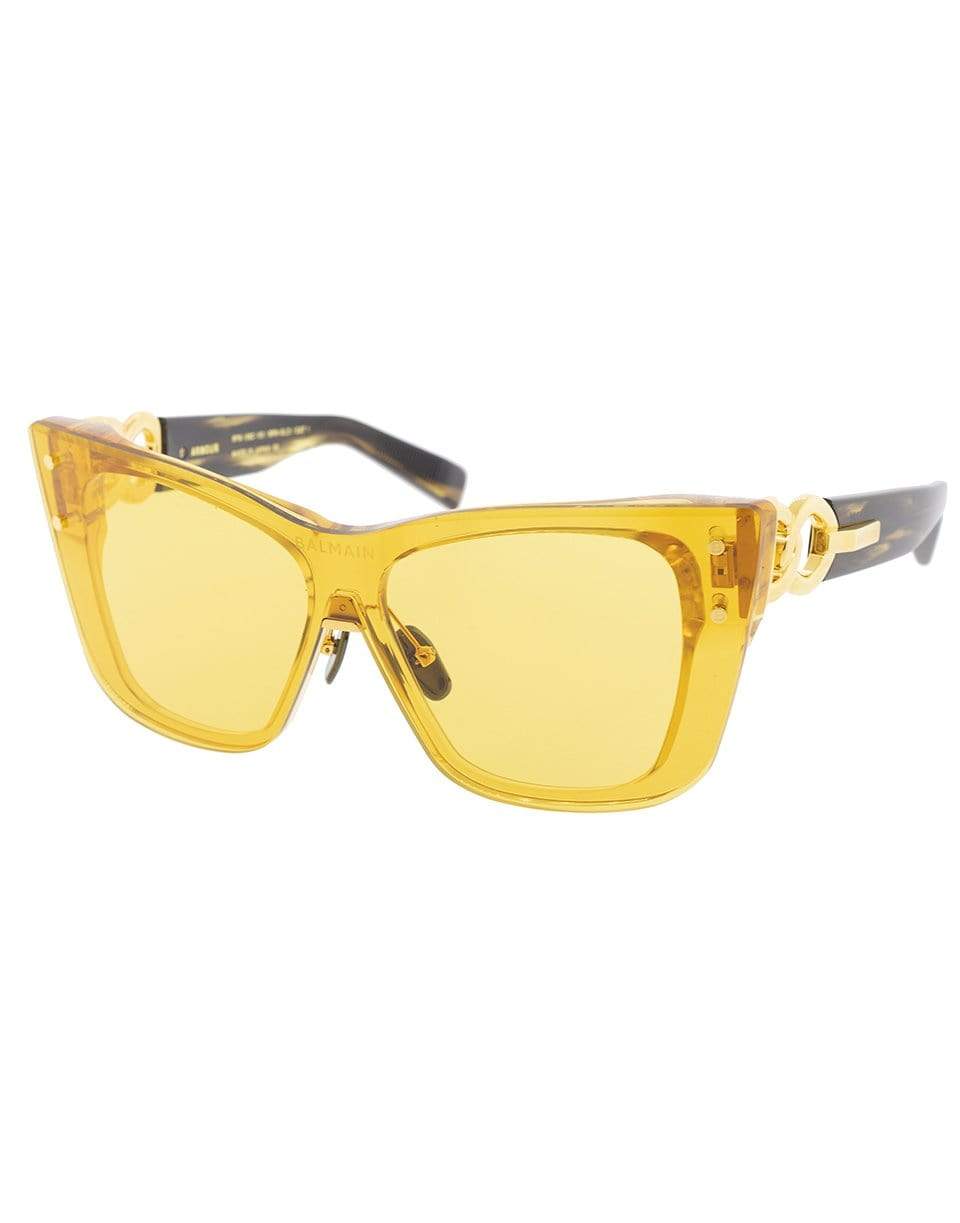 BALMAIN-Amber Armour Sunglasses-AMBER