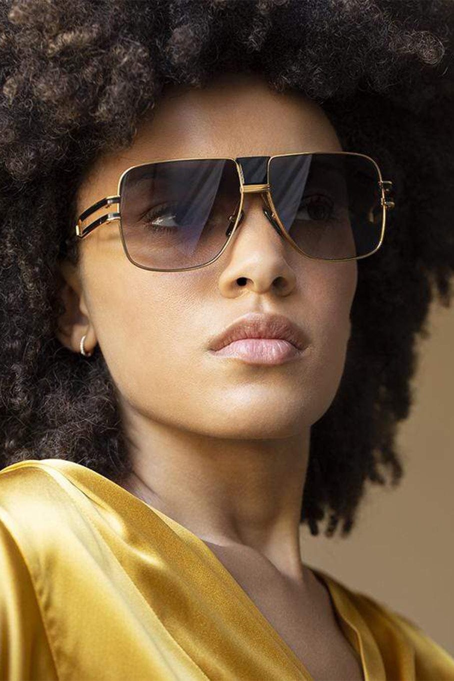 BALMAIN-Black and Gold 1914 Sunglasses-BLACK