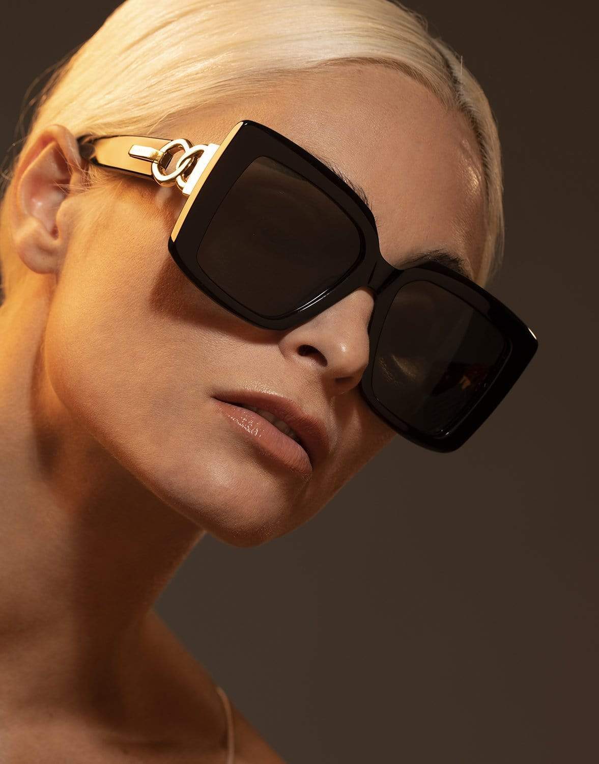BALMAIN-La Royale Black Sunglasses-BLK/GLD