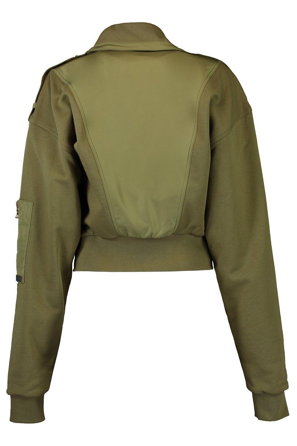 BALMAIN-Zipped Short Jacket-