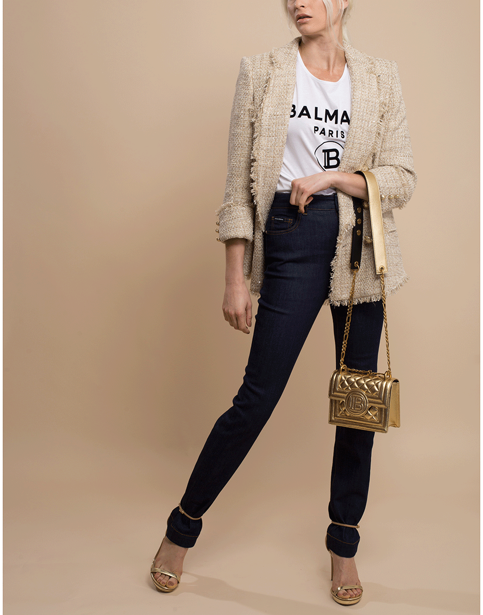 BALMAIN-Tweed Pyjama Jacket-