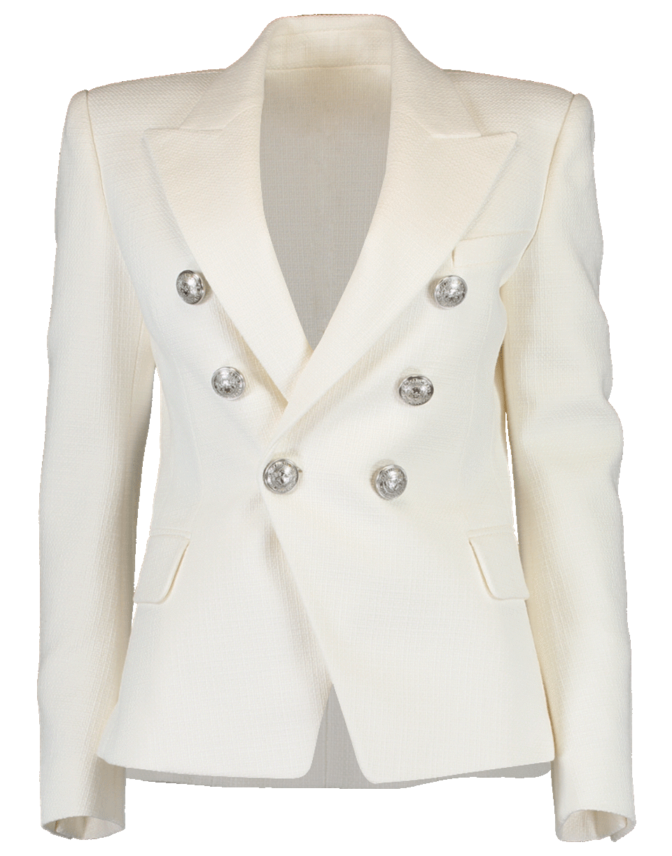 BALMAIN-Buttoned Double Breasted Jacket-