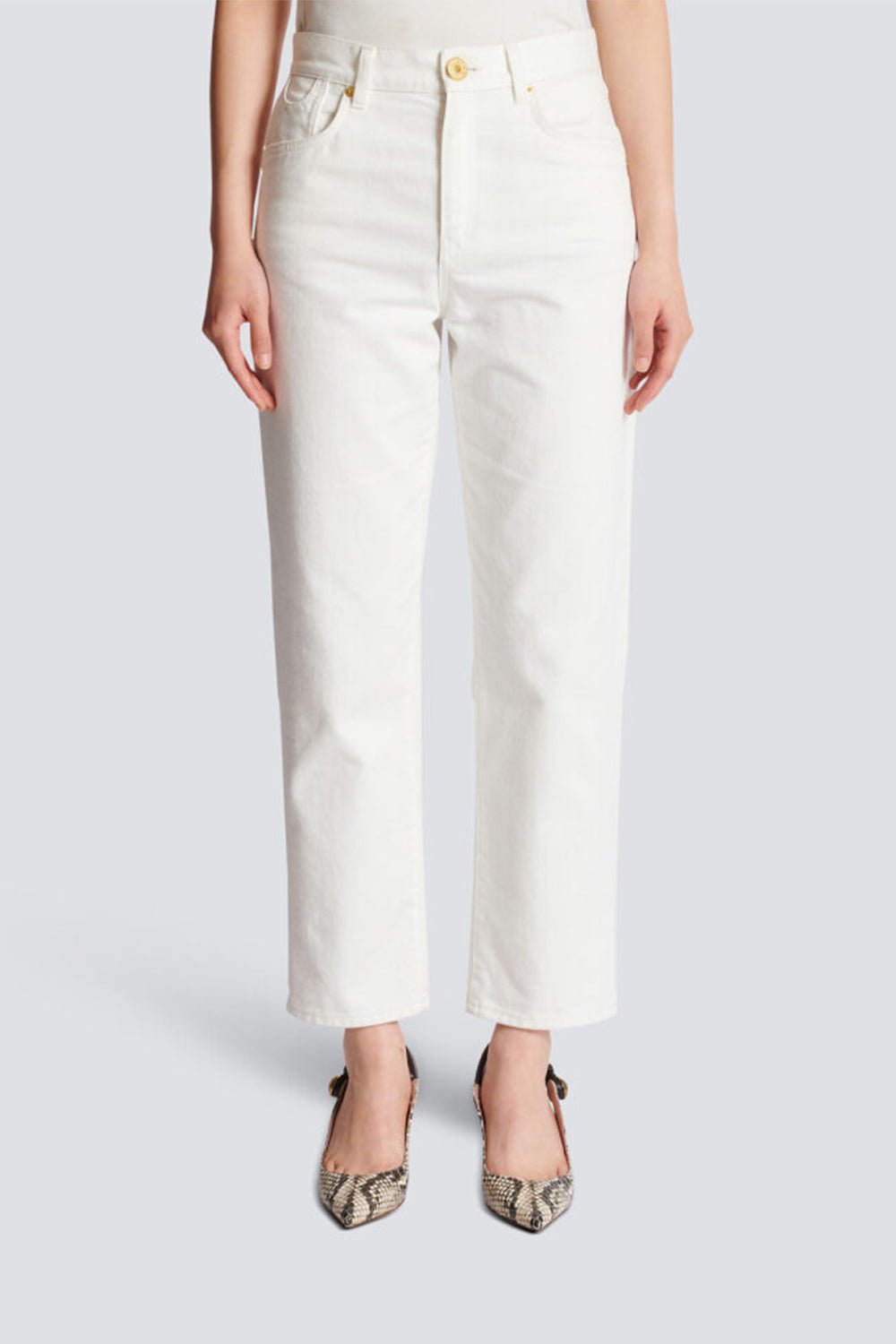BALMAIN-Five Pocket Slim Pant-