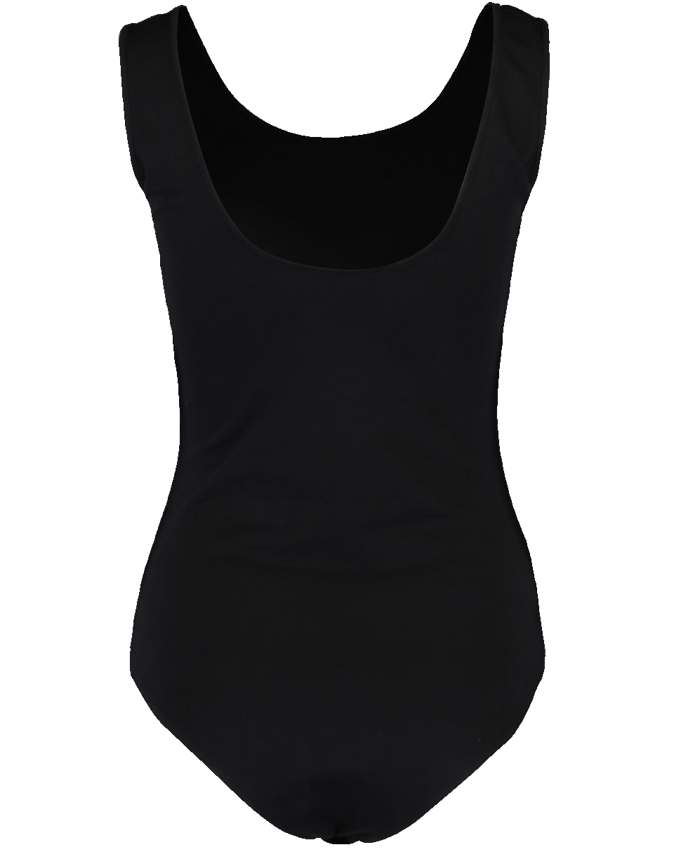 BALMAIN-Tank Logo Bodysuit-