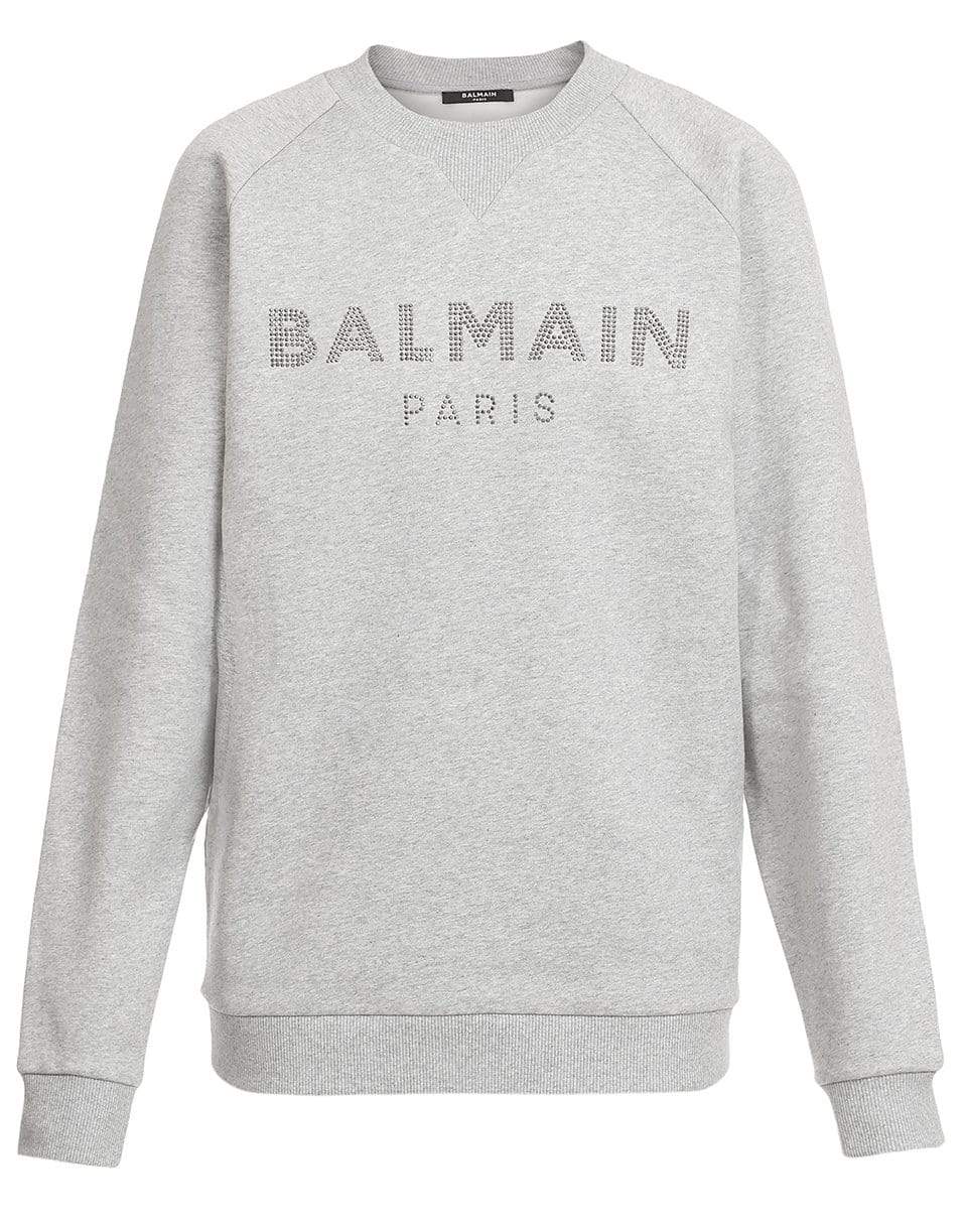 BALMAIN-Logo Sweatshirt-